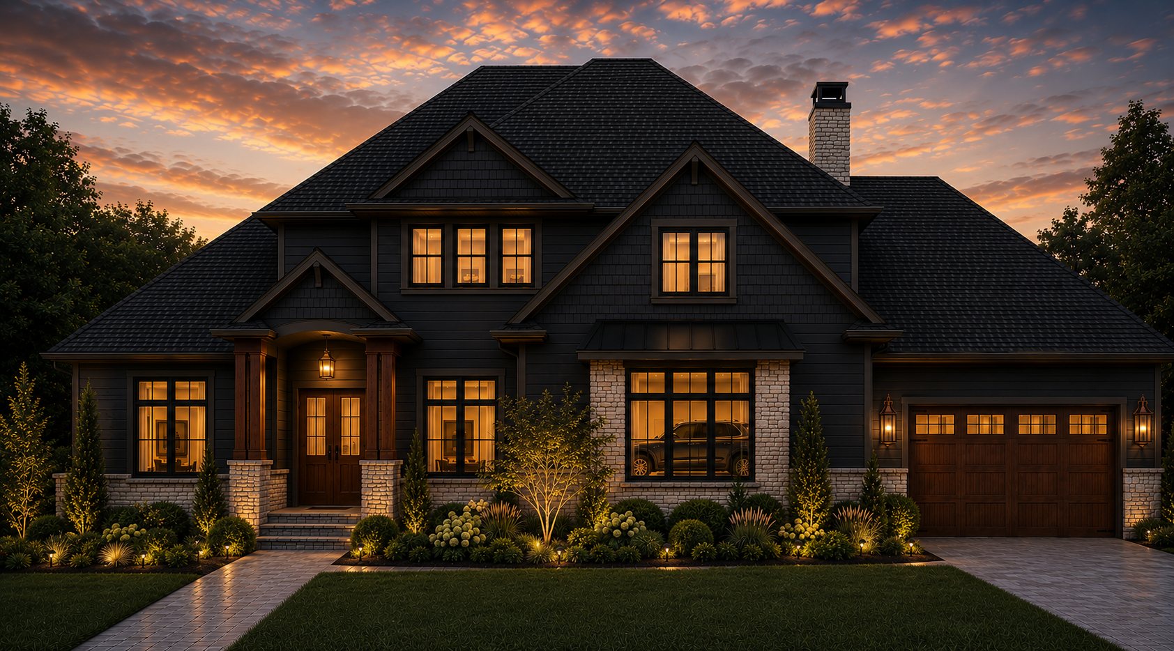 Brookstone exterior architectural rendering